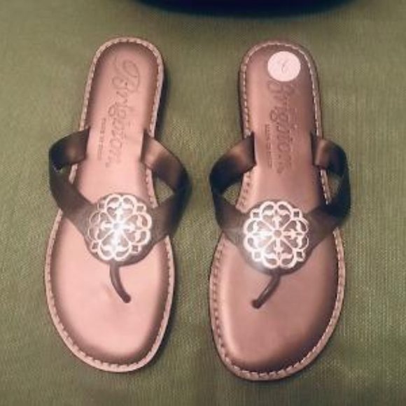 Brighton Shoes - Brighton Alice Sandals with Silver Medallion